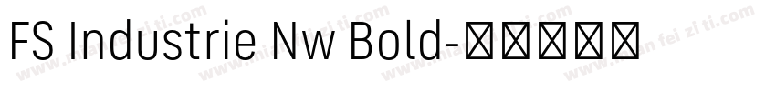 FS Industrie Nw Bold字体转换